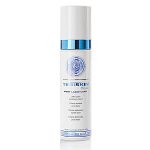 Tebiskin PLC Post Laser Care er spesielt formulert for å redusere hudens irritasjon etter laserbehandlinger takket være den markerte, dype og raske beroligende virkningen. Følelser av ubehag som prikking og svie blir lettet betydelig, intensiteten av rødheten som er typisk for irritasjonen i huden, reduseres raskt. På grunn av sin spesifikke virkning på hudtropisme, anbefales emulsjonen spesielt som et hjelpestoff i hudens helbredelsesprosess.